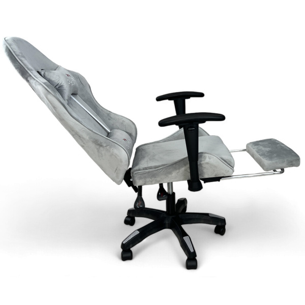  Вибромассажное кресло Calviano 1589 (чёрное с подножкой) для дома и офиса в интернет-магазине 1MAG.by