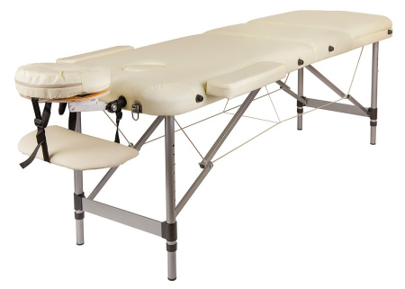 Массажный стол складной Atlas Sport 3-с алюминиевый 60 см бежевый в интернет-магазине 1MAG.by в Беларуси