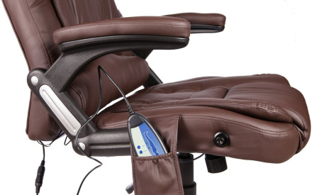 Вибромассажное кресло Calviano Veroni 53 (коричневое) для дома и офиса в интернет-магазине 1MAG.by