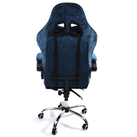 Вибромассажное кресло Calviano Amarone blue plush) для дома и офиса в интернет-магазине 1MAG.by