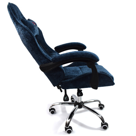  Вибромассажное кресло Calviano Nero blue plush для дома и офиса в интернет-магазине 1MAG.by