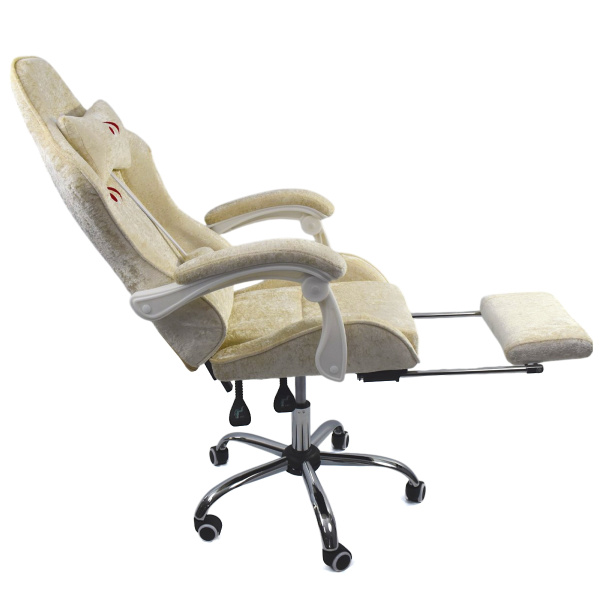 Вибромассажное кресло Calviano Amarone beige plush для дома и офиса в интернет-магазине 1MAG.by