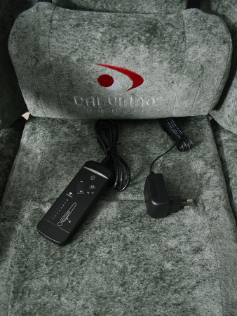  Вибромассажное кресло Calviano Nero green plush для дома и офиса в интернет-магазине 1MAG.by