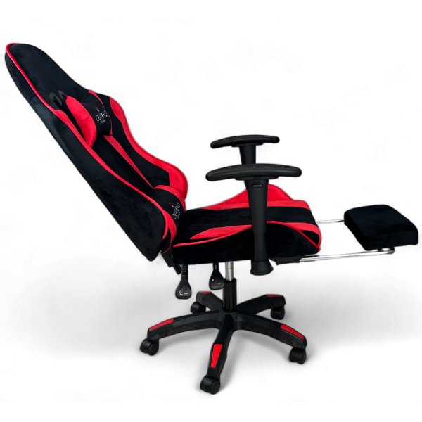  Вибромассажное кресло Calviano 1589 (чёрное с подножкой) для дома и офиса в интернет-магазине 1MAG.by