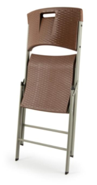 Стул складной, пластиковый ротанг
