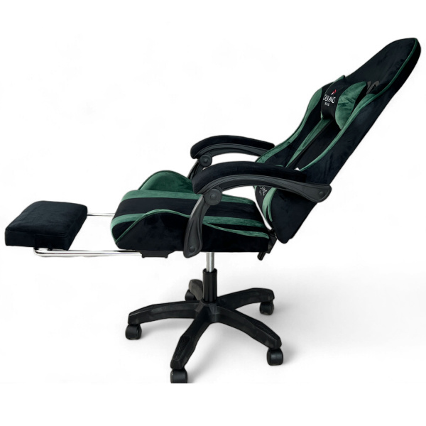  Вибромассажное кресло Calviano 1589 (чёрное с подножкой) для дома и офиса в интернет-магазине 1MAG.by