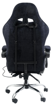 Вибромассажное кресло Calviano Amarone Black-Grey plushдля дома и офиса в интернет-магазине 1MAG.by