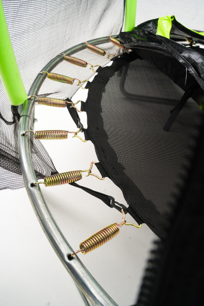 Батут пружинный с защитной сеткой Calviano 140 см - 4,5ft OUTSIDE master green в интернет-магазине 1MAG.by в Беларуси