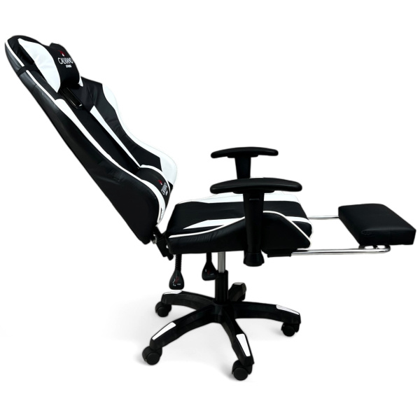  Вибромассажное кресло Calviano 1589 (чёрное с подножкой) для дома и офиса в интернет-магазине 1MAG.by