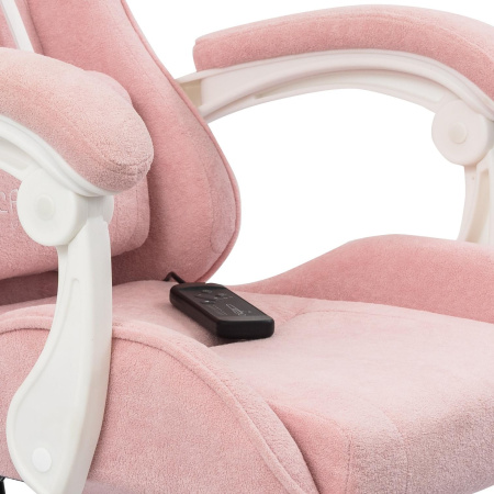 Вибромассажное кресло Calviano Nero pink plush для дома и офиса в интернет-магазине 1MAG.by