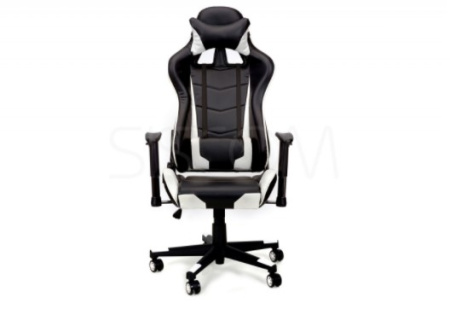 Офисное кресло Calviano Gamer 1533 черно-белое в интернет-магазине 1MAG.by в Минске