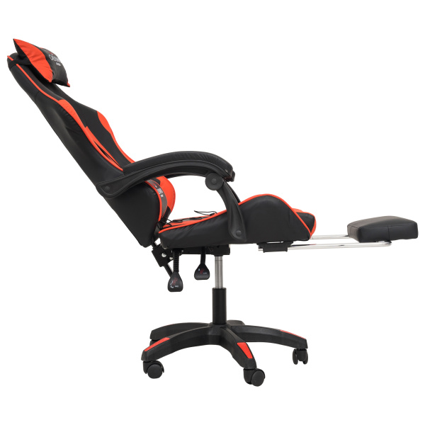  Вибромассажное кресло Calviano 1589 (чёрное с подножкой) для дома и офиса в интернет-магазине 1MAG.by