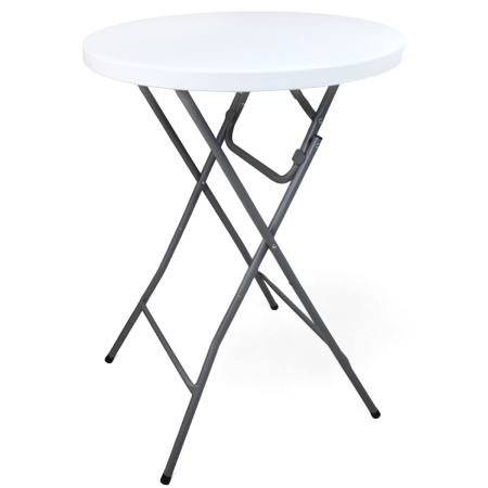 Стол складной пластиковый круглый Calviano 80 см