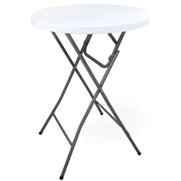 Стол складной пластиковый круглый Calviano 80 см