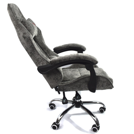 Вибромассажное кресло Calviano Nero dark grey plush для дома и офиса в интернет-магазине 1MAG.by