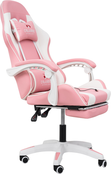  Вибромассажное кресло Calviano 1589 (чёрное с подножкой) для дома и офиса в интернет-магазине 1MAG.by