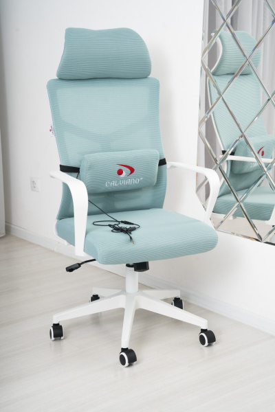 Вибромассажное кресло Calviano Milan Аir Blue