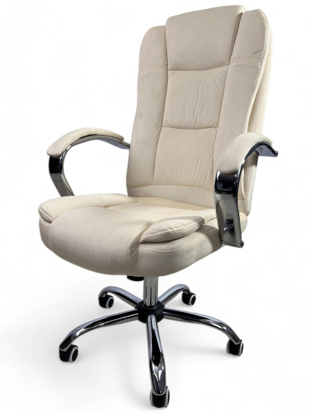 Кресло для сидения с регулировкой высоты Calviano Bravo бежевый велюр