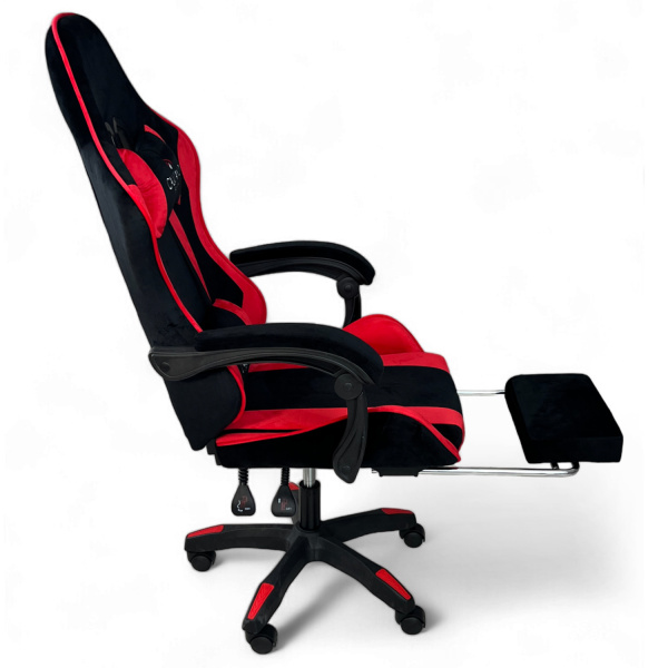  Вибромассажное кресло Calviano 1589 (чёрное с подножкой) для дома и офиса в интернет-магазине 1MAG.by