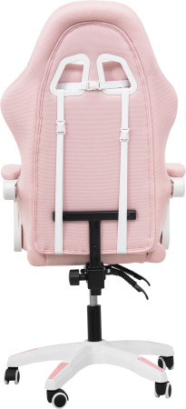 Вибромассажное кресло Calviano 1590 розовая ткань для дома и офиса в интернет-магазине 1MAG.by