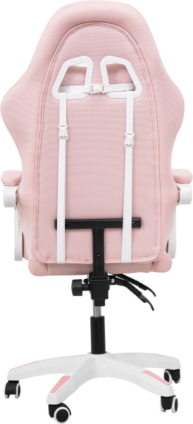 Вибромассажное кресло Calviano 1590 розовая ткань для дома и офиса в интернет-магазине 1MAG.by