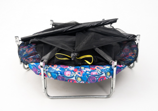 Батут пружинный с защитной сеткой Calviano smile 140 см-4,5ft складной в интернет-магазине 1MAG.by в Беларуси