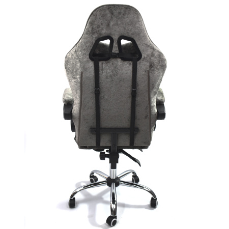 Вибромассажное кресло Calviano Nero dark grey plush для дома и офиса в интернет-магазине 1MAG.by