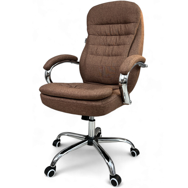 Кресло для сидения с регулировкой высоты Calviano VIP-Masserano Коричневая ткань