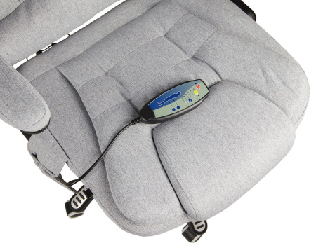 Вибромассажное кресло Calviano Veroni 52 (серое, с массажем) для дома и офиса в интернет-магазине 1MAG.by