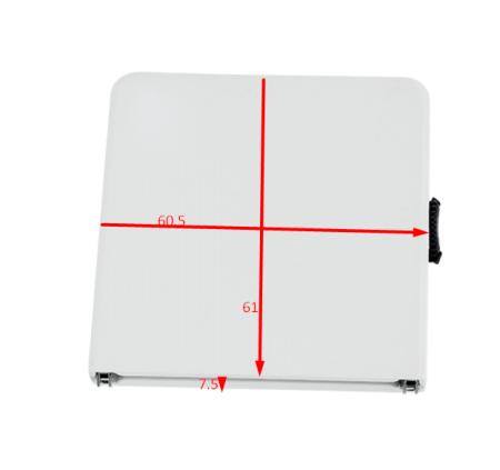 Стол складной, пластиковый 122 см