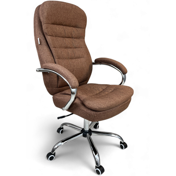 Кресло для сидения с регулировкой высоты Calviano VIP-Masserano Коричневая ткань
