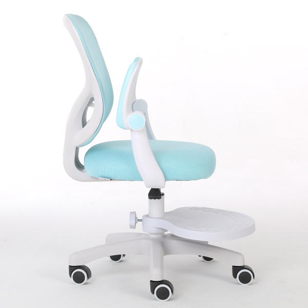 Кресло для сидения с регулировкой высоты Calviano Comfy голубое с подножкой