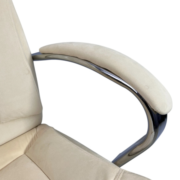 Кресло для сидения с регулировкой высоты Calviano Bravo бежевый велюр