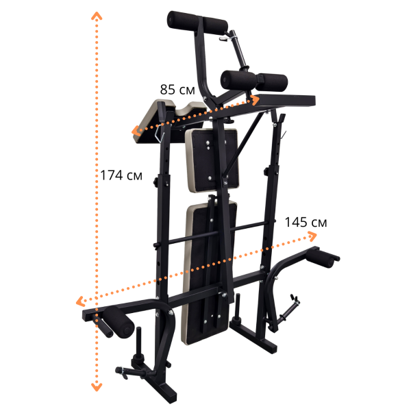 Скамья спортивная Atlas Sport AS-1070 Red в интернет-магазине 1MAG.by в Беларуси