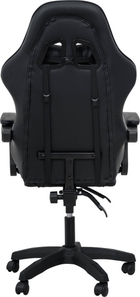  Вибромассажное кресло Calviano 1589 (чёрное с подножкой) для дома и офиса в интернет-магазине 1MAG.by