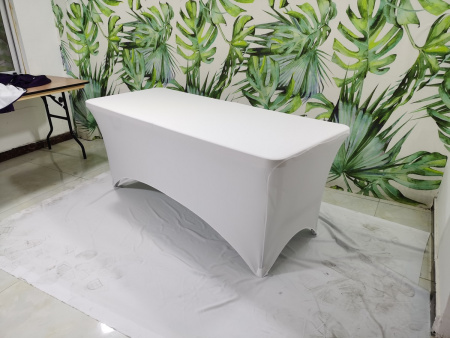 Стол складной пластиковый Calviano 180-2 light (с чехлом)