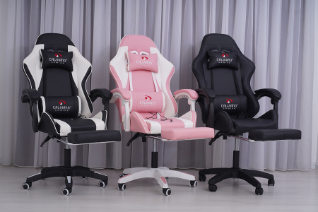 Вибромассажное кресло Calviano 1590 черное PU для дома и офиса в интернет-магазине 1MAG.by