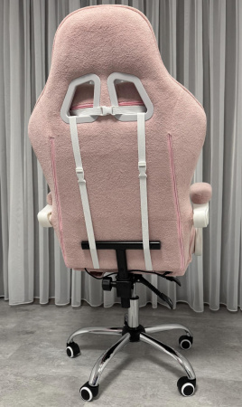 Вибромассажное кресло Calviano Nero pink plush для дома и офиса в интернет-магазине 1MAG.by