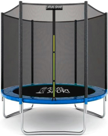 Батут Atlas Sport 183 см (6ft) с внешней сеткой без лестницы BLUE в интернет-магазине 1MAG.by в Беларуси