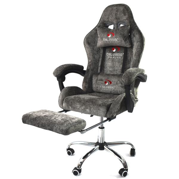 Вибромассажное кресло Calviano Amarone dark grey plush для дома и офиса в интернет-магазине 1MAG.by